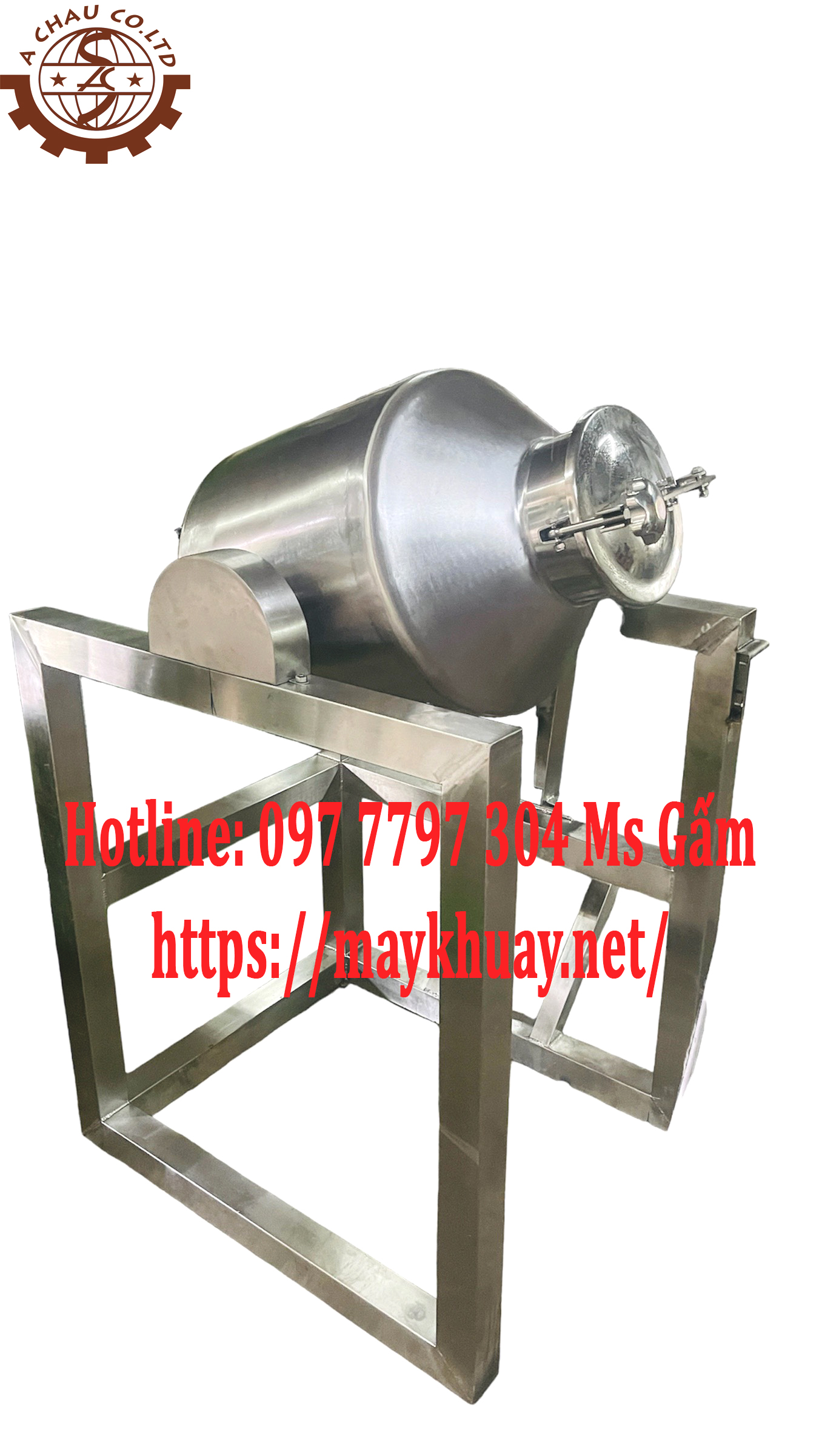 Máy trộn bột khô hình trống