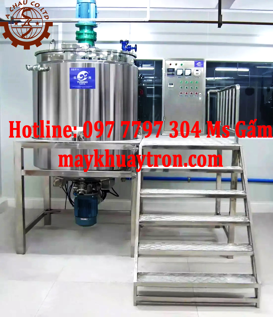Bồn khuấy dược phẩm 700 lít - Chất lượng cao và đáng tin cậy cho ngành công nghiệp dược phẩm. 2