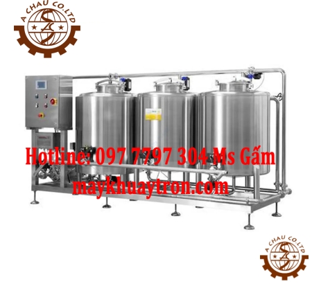 Bồn khuấy hóa chất + sàn thao tác