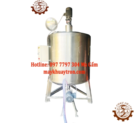 BỒN KHUẤY INOX 4000 LÍT KẾT HỢP BƠM TUẦN HOÀN