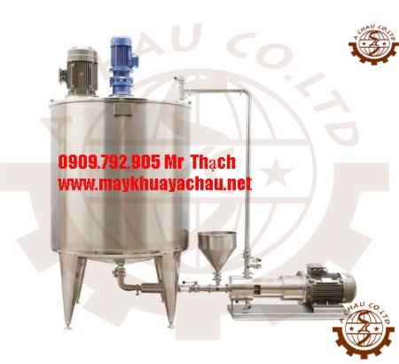 Bồn khuấy kết hợp bơm đồng hóa
