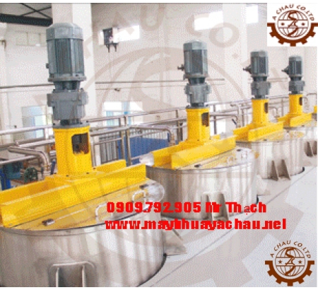 Bồn khuấy phân bón + sàn thao tác