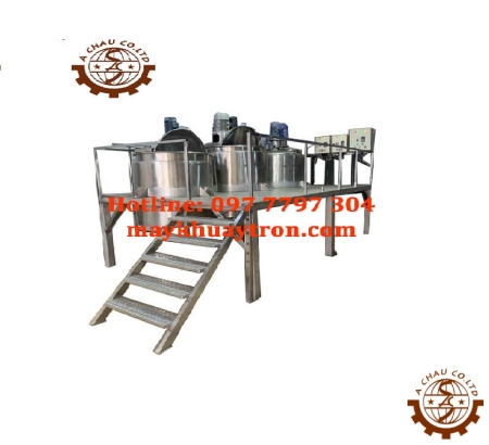 BỒN KHUẤY TRỘN SƠN KẾT HỢP SÀN THAO TÁC