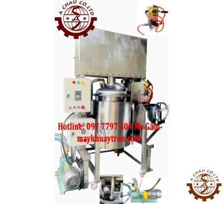 MÁY ĐỒNG HÓA CÁNH QUÉT KÈM BỒN GIA NHIỆT HÚT CHÂN KHÔNG