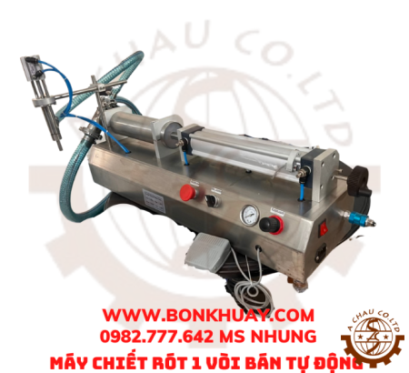 Máy chiết rót 1 vòi bán tự động