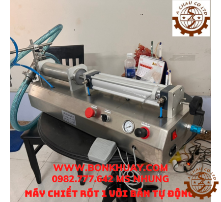Máy chiết rót 1 vòi bán tự động