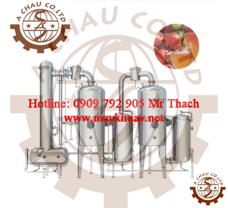 Máy cô đặc 2 nồi nước mắm Á Châu