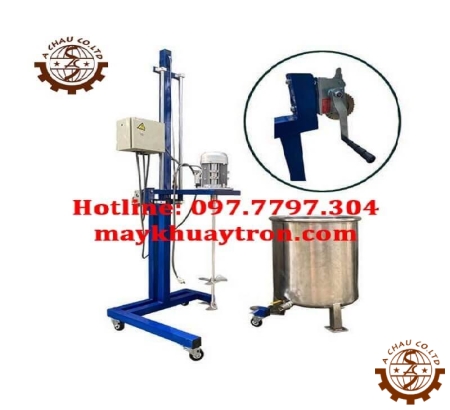 MÁY KHUẤY CHẤT LỎNG NÂNG HẠ QUAY TAY