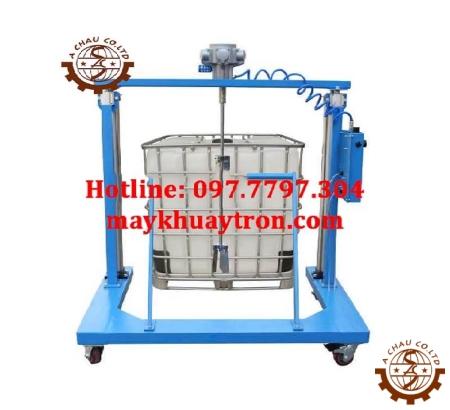 MÁY KHUẤY GÁ NGANG MIỆNG THÙNG IBC 1000 LÍT