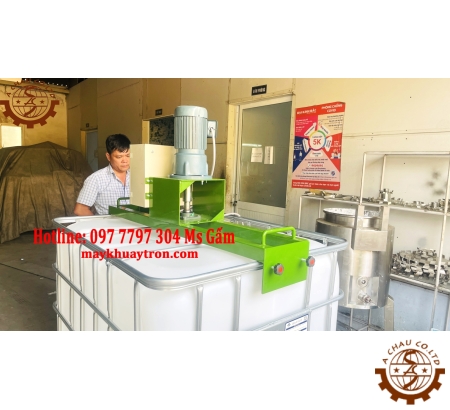 MÁY KHUẤY CÔNG NGHIỆP THÙNG IBC 1000 LÍT