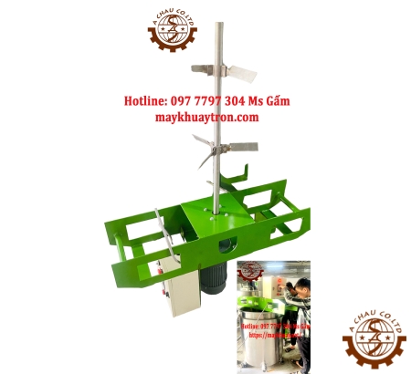MÁY KHUẤY GÁ NGANG THÙNG IBC 12