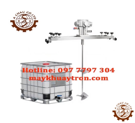 MÁY KHUẤY SƠN KHÍ NÉN CHO THÙNG IBC 1000L
