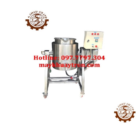 NỒI NẤU KHUẤY NGHIÊNG THÙNG ĐỔ LIỆU 200 LÍT