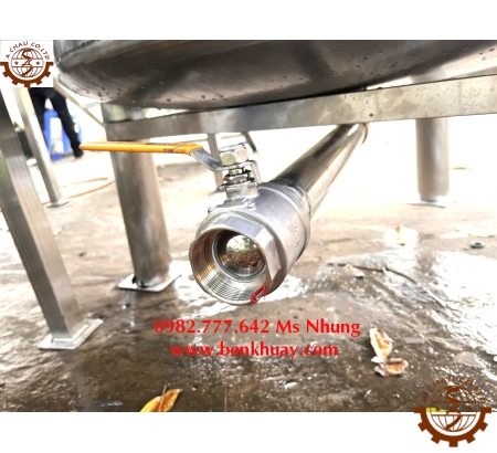 Bồn khuấy hóa chất công nghiệp kết hợp hệ thống cầu thang AC - B - 22