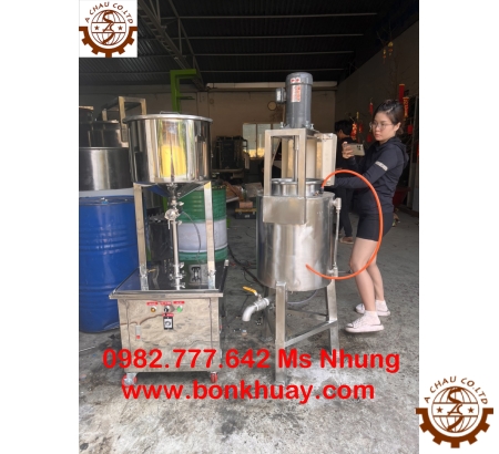 Bồn khuấy gia nhiệt hóa chất AC - B - 12